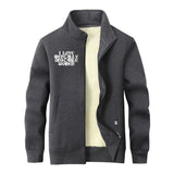 I Love Mentally Unstable Women Stand Collar Zip Cardigan | Gthic.com