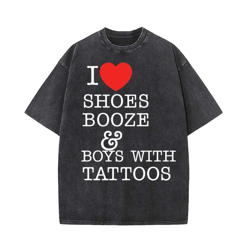 I Love Shoes Booze T-shirt Shorts Hat 01 | Gthic.com