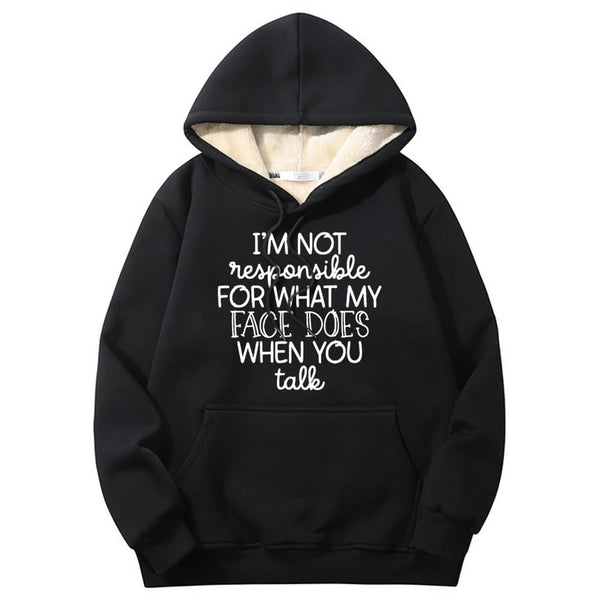 I’m Not Responsible For What Crew Collar Hoodie | Gthic.com