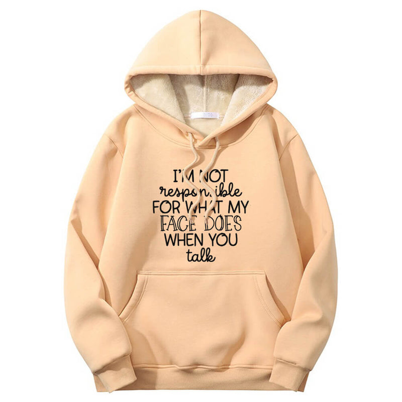 I’m Not Responsible For What Crew Collar Hoodie | Gthic.com