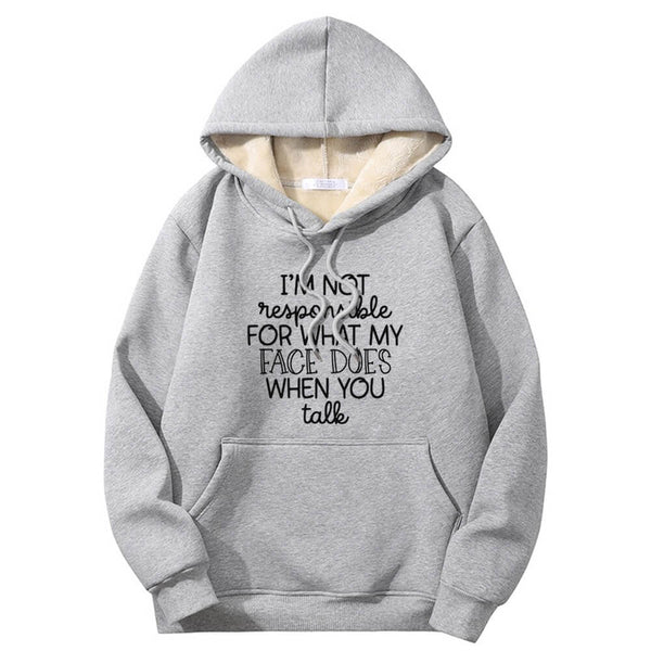 I’m Not Responsible For What Crew Collar Hoodie | Gthic.com