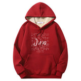 I Speak The Name Of Jesus Crew Collar Hoodie | Gthic.com