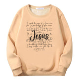 I Speak The Name Of Jesus Crew Collar Sweatshirt | Gthic.com