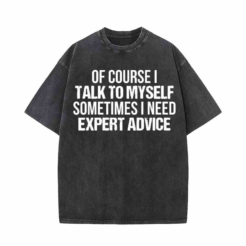 I Talk To Myself Short Sleeve T-shirt Vest | Gthic.com