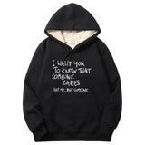 I Want You To Know Crew Collar Hoodie