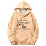 I Want You To Know Crew Collar Hoodie