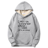 I Want You To Know Crew Collar Hoodie