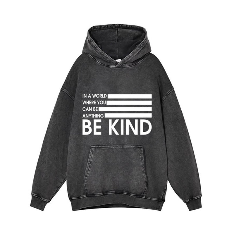 In a World Where You Can Be Anything American Flag Hoodie 01 | Gthic.com