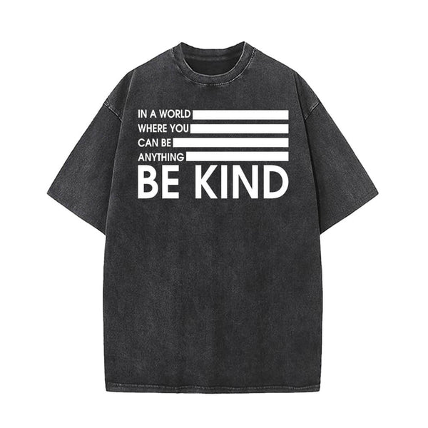 In a World Where You Can Be Anything American Flag T-shirt 01 | Gthic.com