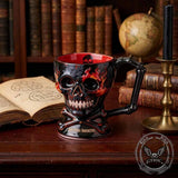 Inferno Flaming Skull Gothic Ceramic Mug | Gthic.com