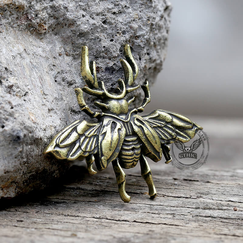 Insect Beetle Zinc Alloy Brooch | Gthic.com