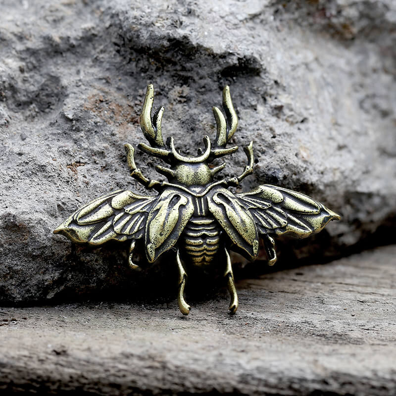 Insect Beetle Zinc Alloy Brooch | Gthic.com