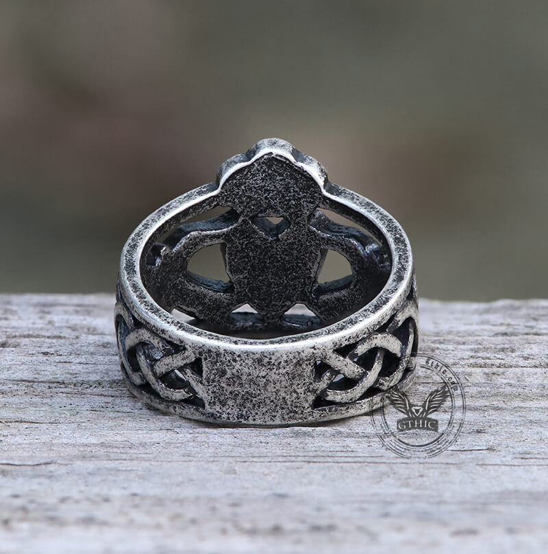 Irish Claddagh Stainless Steel Wedding Ring