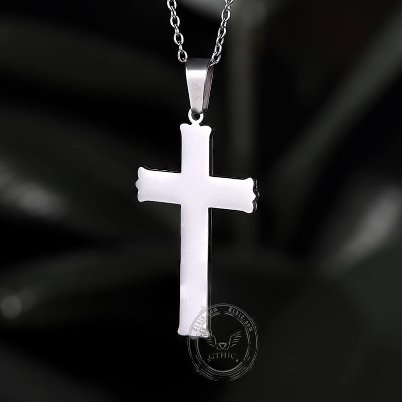 Irish Knot Stainless Steel Cross Pendant | Gthic.com