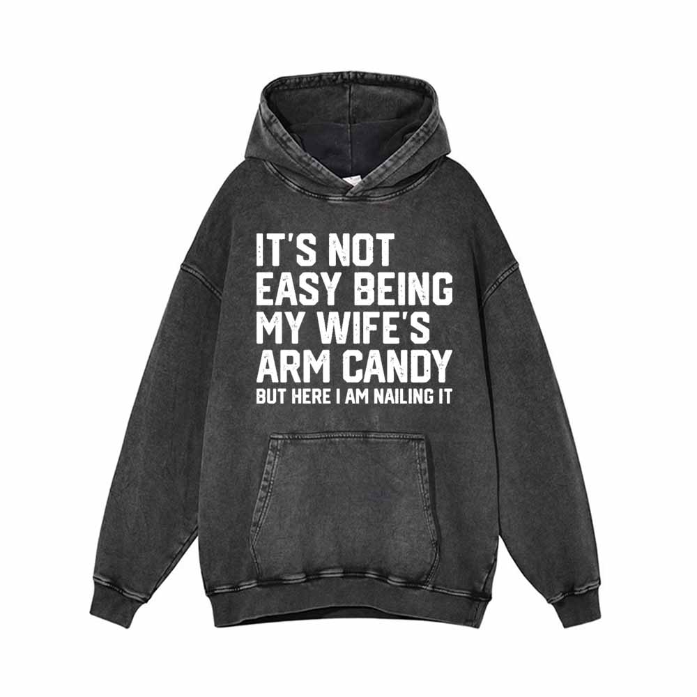 It's Not Easy Being Vintage Washed Hoodie Sweatshirt 01 | Gthic.com