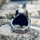 Japanese Demon Oni Stainless Steel Ring