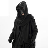 Japanese Style Hooded Solid Color Windbreaker Coat 01 | Gthic.com