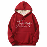 Jesus Chose You Christian Crew Collar Hoodie 02 | Gthic.com