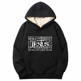 Jesus Cross Christian Crew Collar Hoodie 01 | Gthic.com