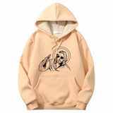 Jesus Wearing Sunglasses Crew Collar Fleece Sherpa Hoodie