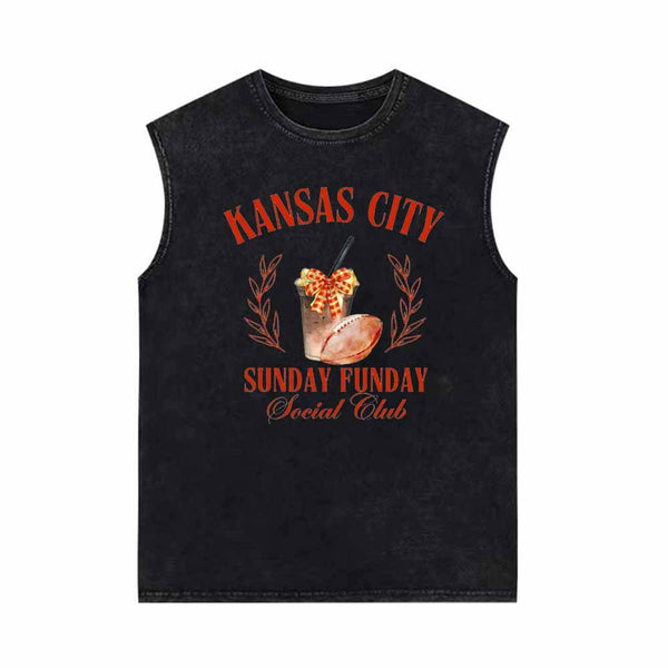 Kansas City Sunday Funday Social Club Vest Top 01 | Gthic.com