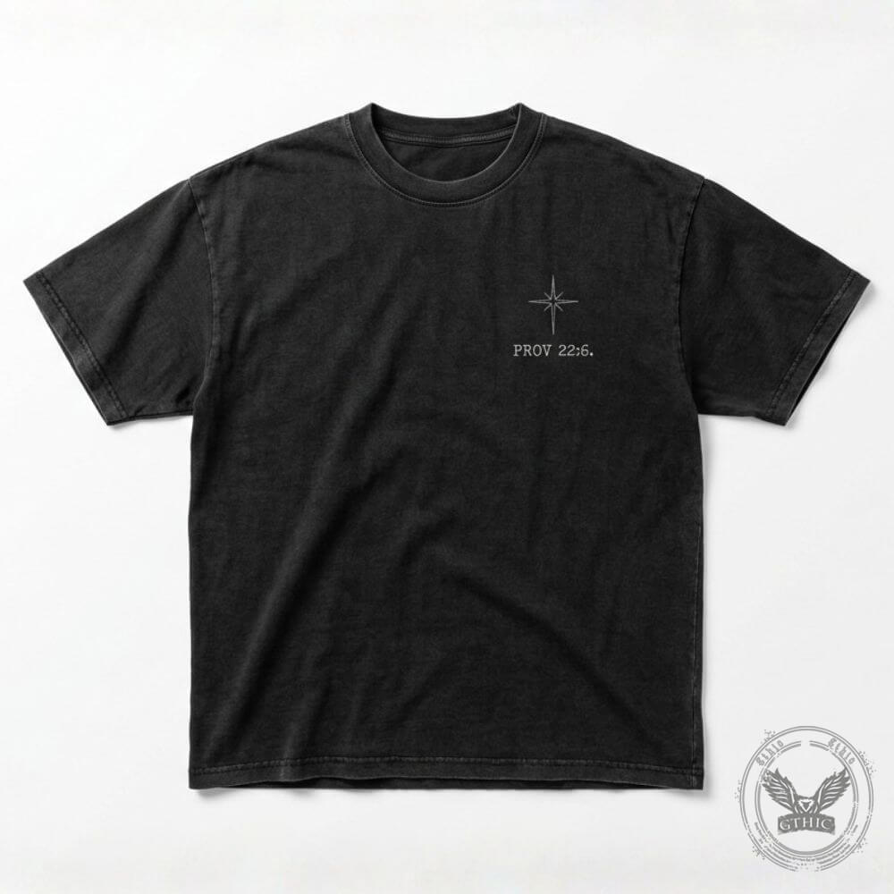Kingdom Work Gothic Christian Vintage Washed T-shirt | Gthic.com