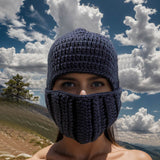Knight Helmet Knitted Balaclava Hat | Gthic.com