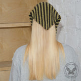 Korean Striped Wool Small Triangular Headscarf