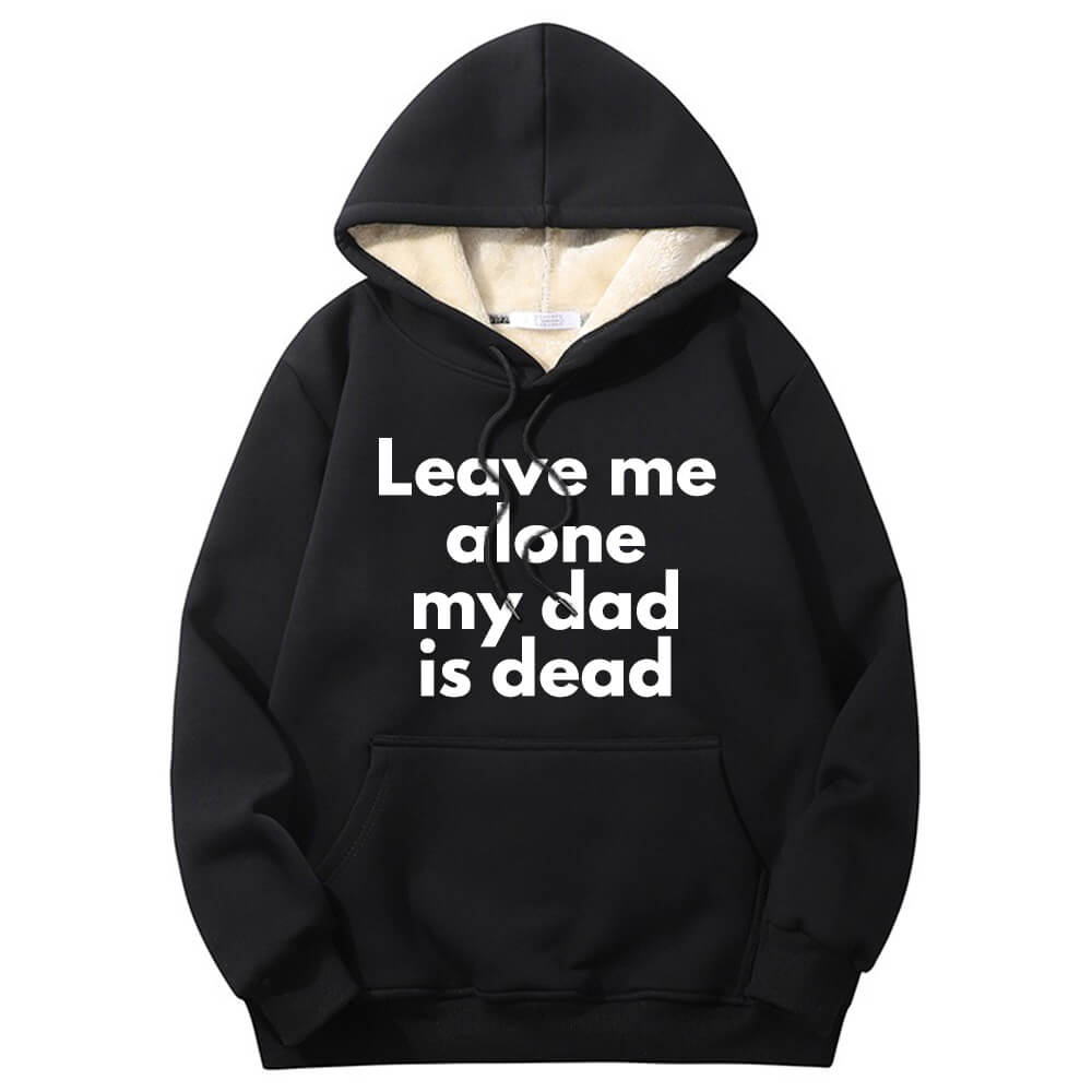 Leave Me Alone Crew Collar Hoodie