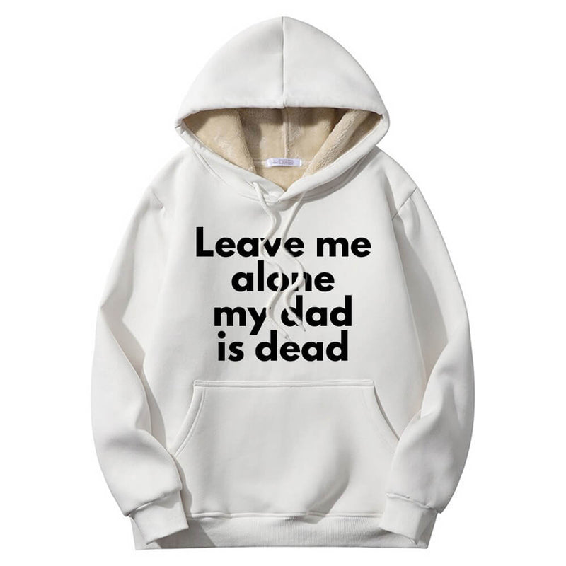 Leave Me Alone Crew Collar Hoodie