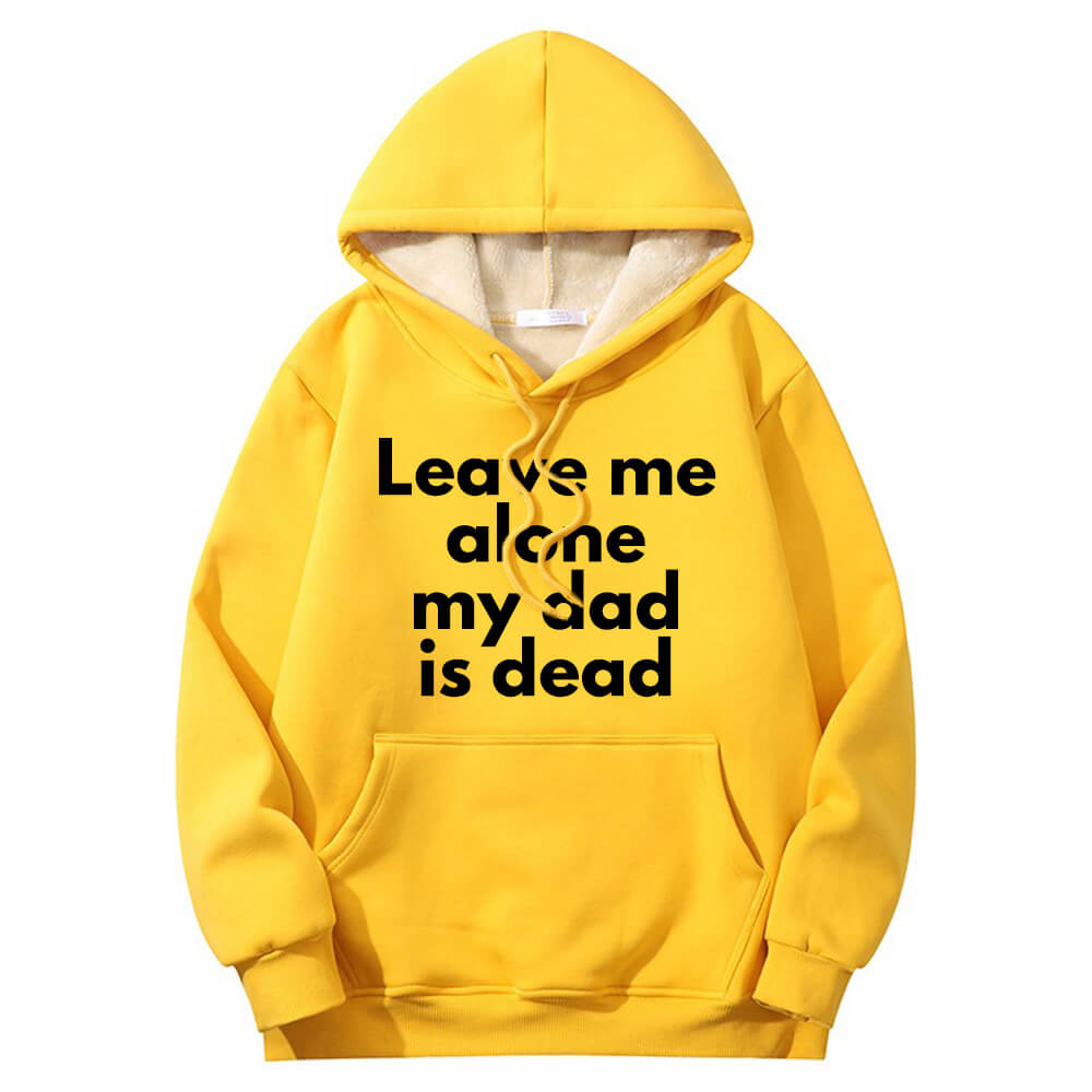 Leave Me Alone Crew Collar Hoodie