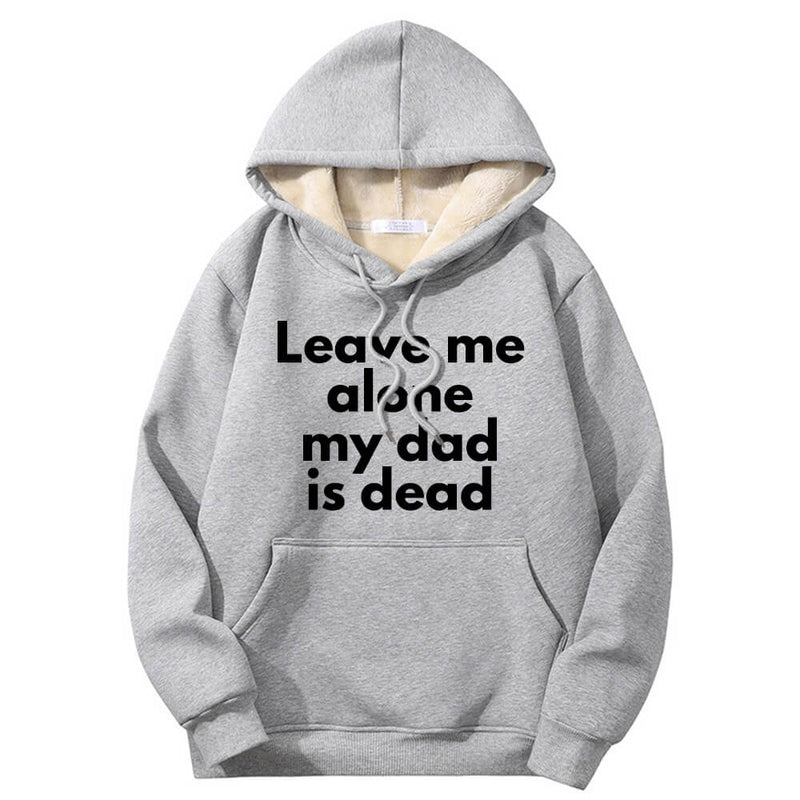 Leave Me Alone Crew Collar Hoodie