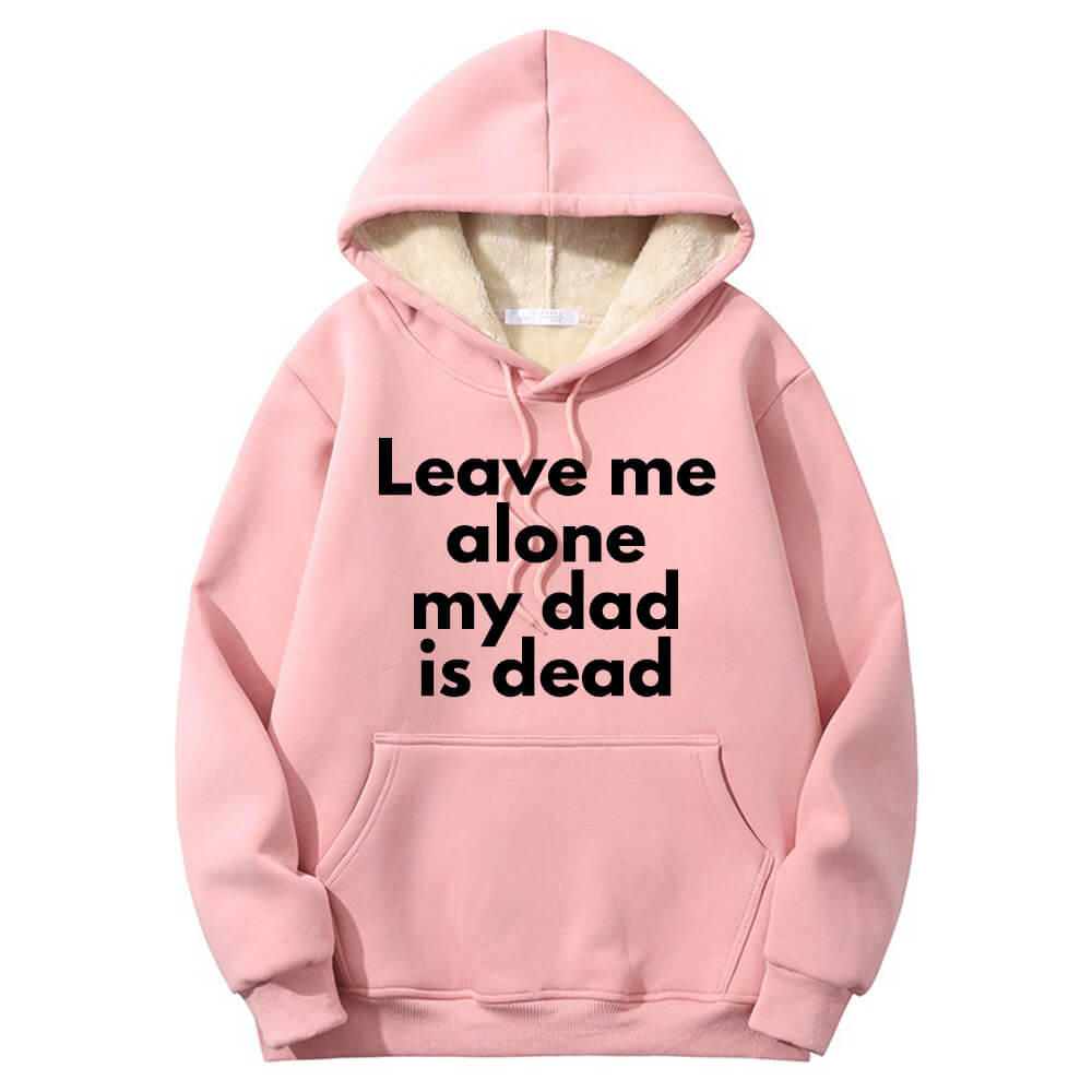 Leave Me Alone Crew Collar Hoodie