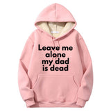 Leave Me Alone Crew Collar Hoodie