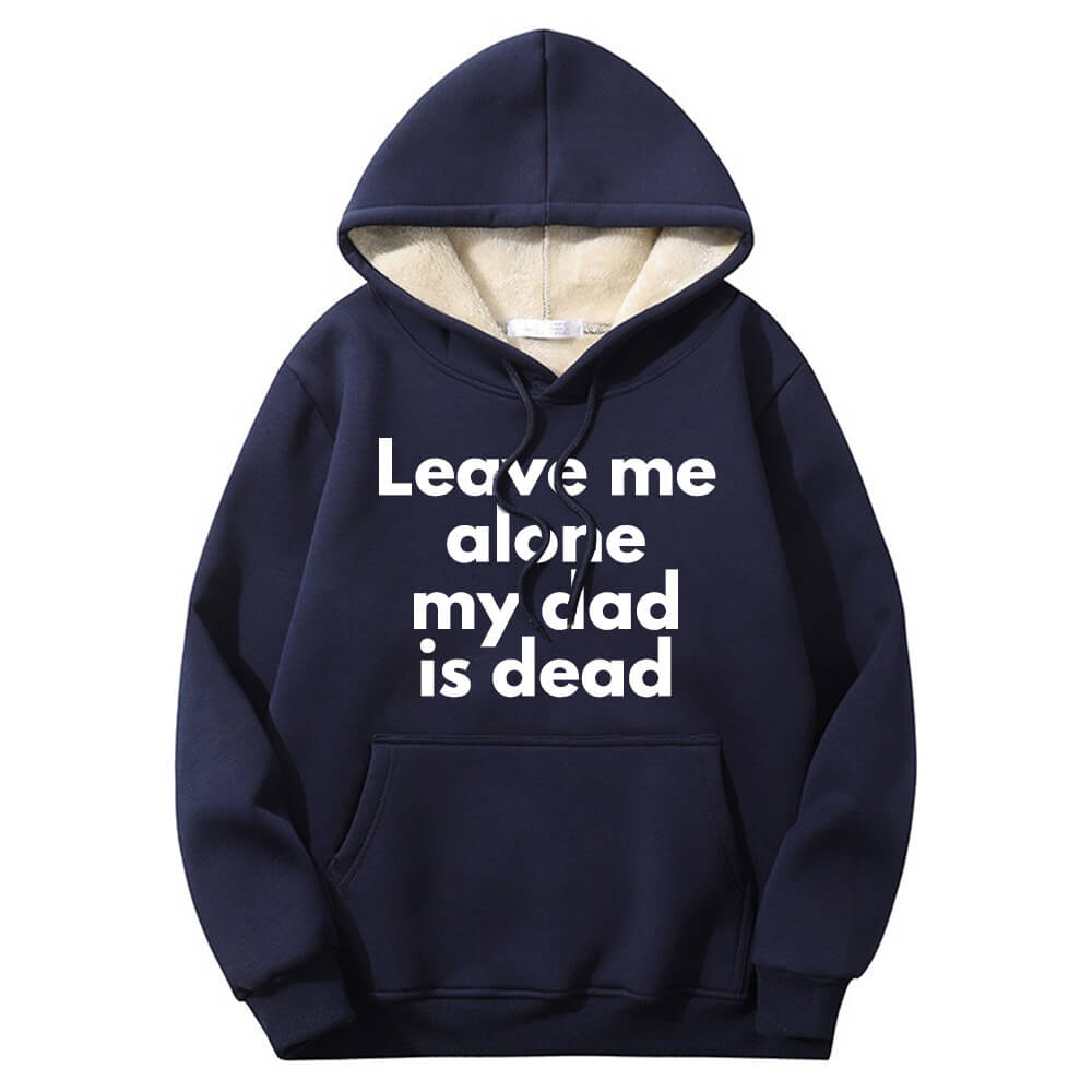 Leave Me Alone Crew Collar Hoodie