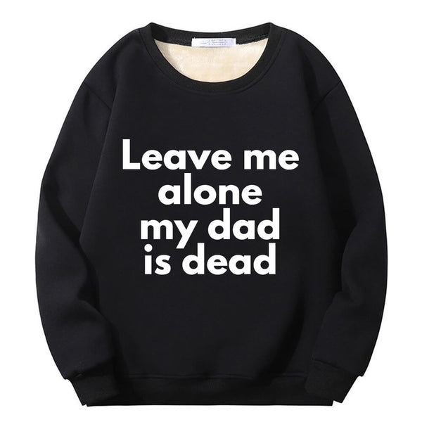 Leave Me Alone Crew Collar Sweatshirt | Gthic.com