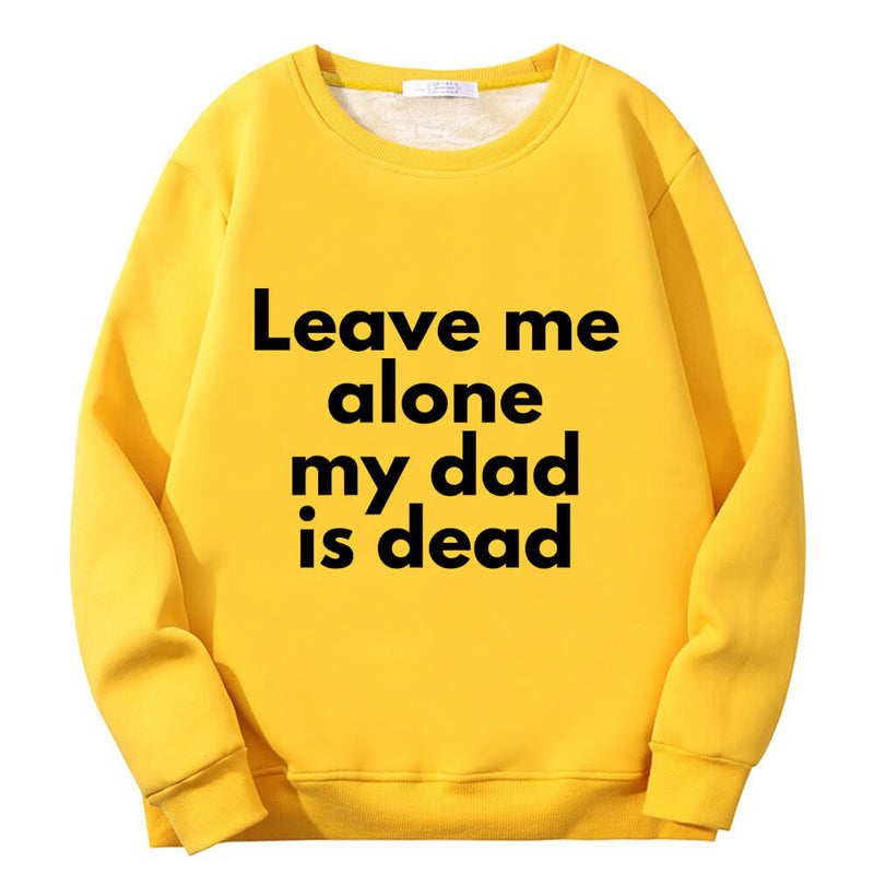 Leave Me Alone Crew Collar Sweatshirt | Gthic.com