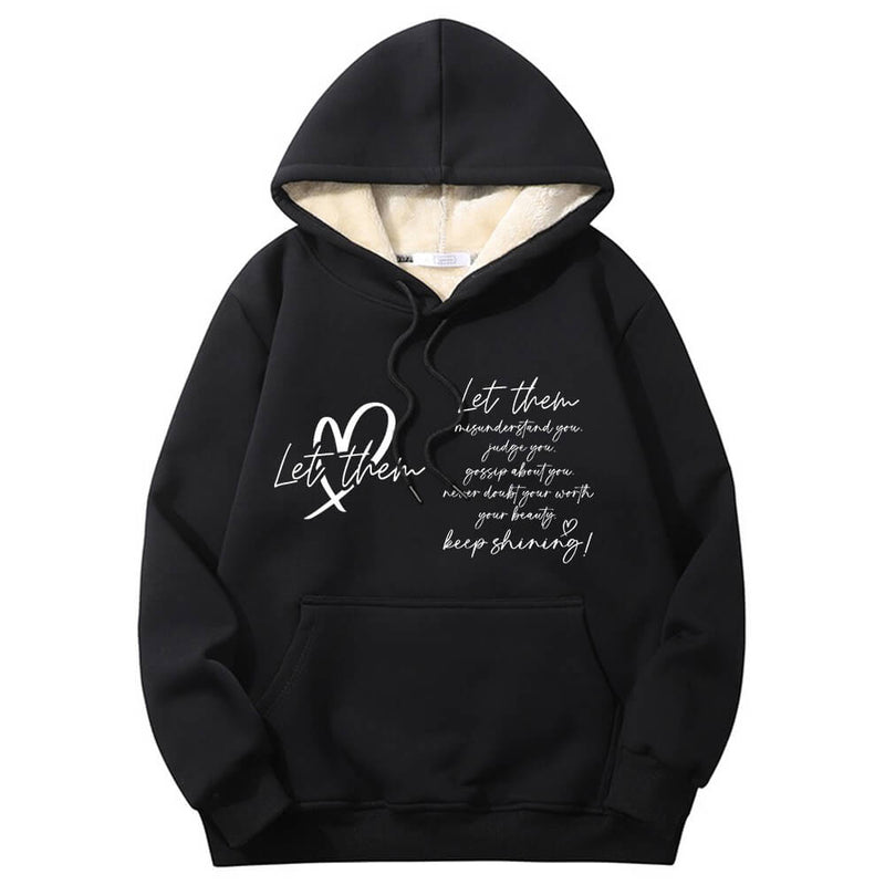 Let Them Keep Shining Crew Collar Hoodie