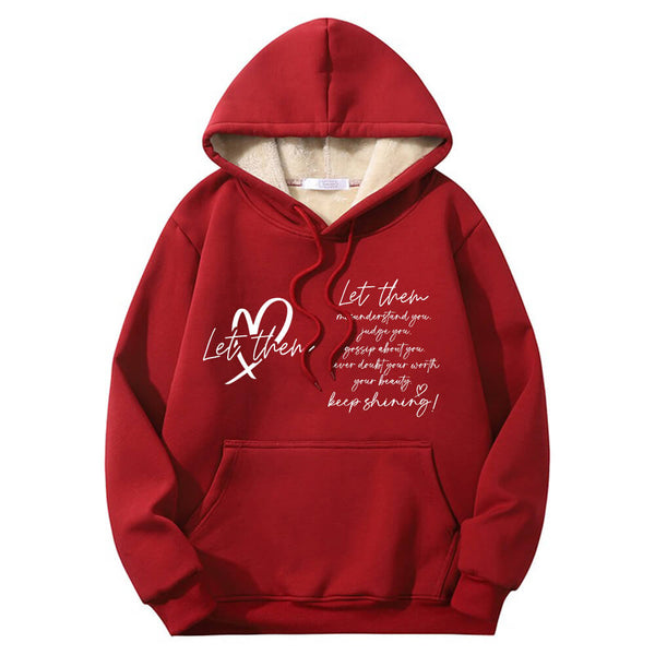 Let Them Keep Shining Crew Collar Hoodie