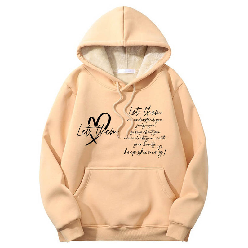 Let Them Keep Shining Crew Collar Hoodie