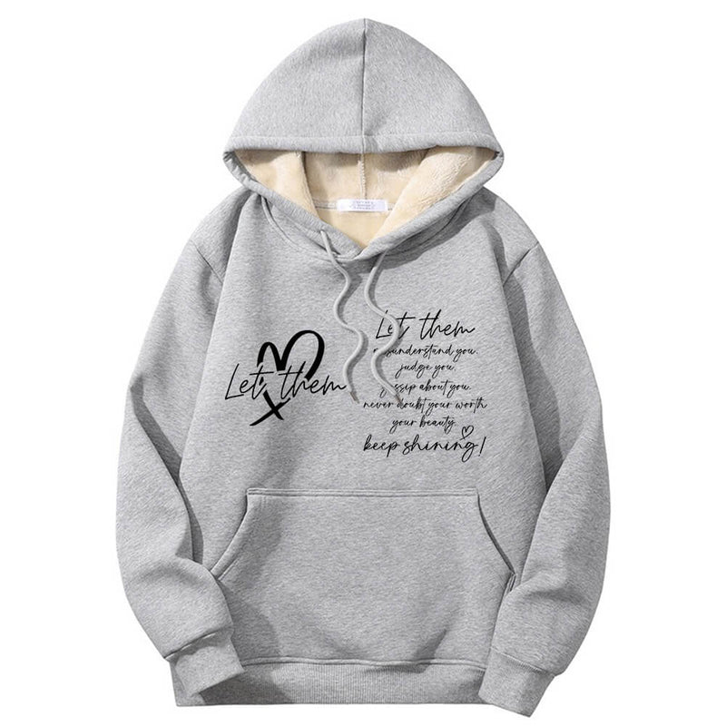 Let Them Keep Shining Crew Collar Hoodie