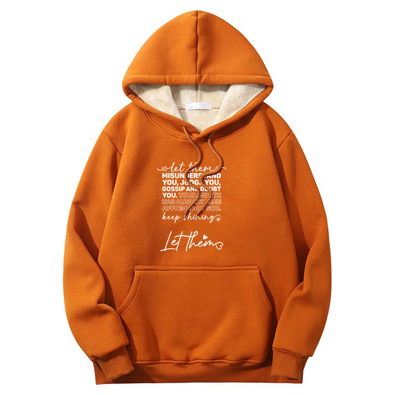 Let Them Misunderstand You Crew Collar Hoodie