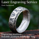 Leviathan Cross Lucifer Sigil Stainless Steel Ring