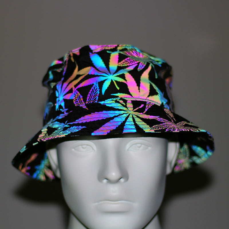 Lightning Colorful Pattern Reflective Bucket Hat | Gthic.com