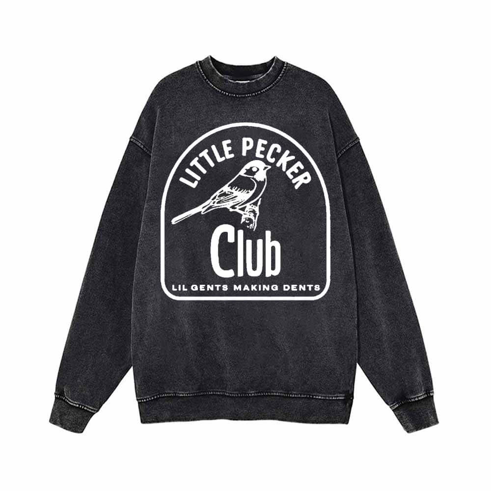 Little Pecker Club Vintage Washed Sweatshirt 01 | Gthic.com