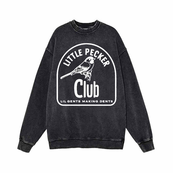 Little Pecker Club Vintage Washed Sweatshirt 01 | Gthic.com