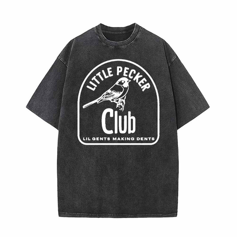 Little Pecker Club Vintage Washed T-shirt 01 | Gthic.com