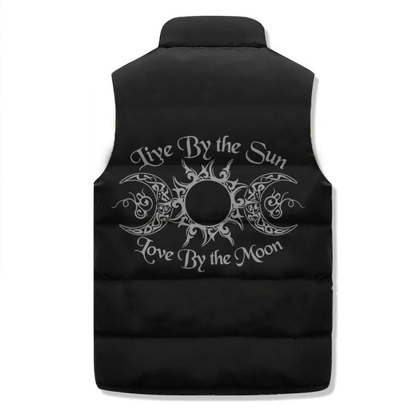 Live By The Sun Casual Zip Warm Vest Top 02 | Gthic.com