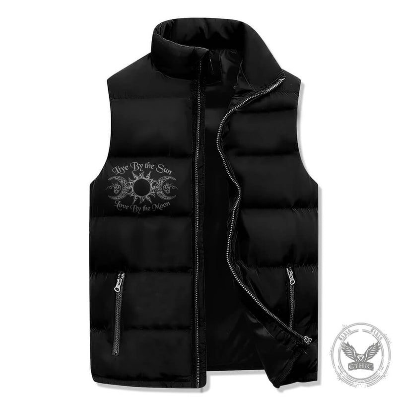 Live By The Sun Casual Zip Warm Vest Top