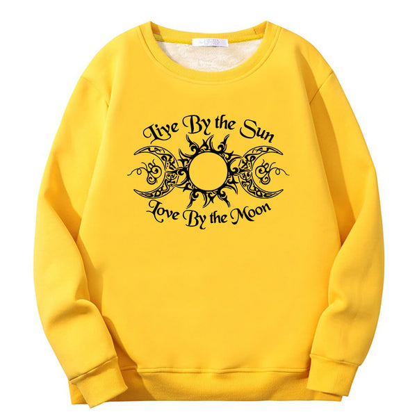 Live By The Sun Crew Collar Sweatshirt